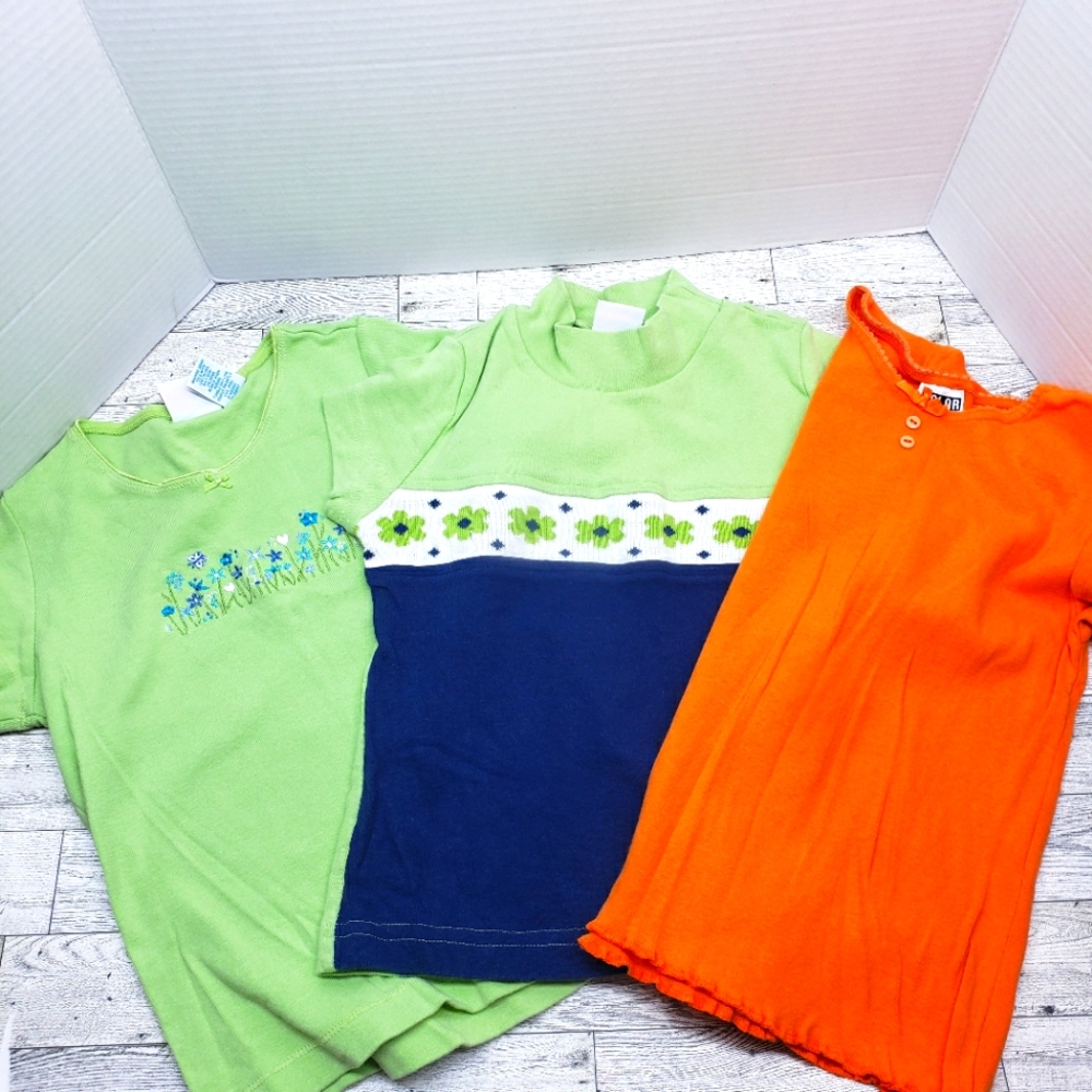 Vintage girls Color Circuit 90s brand shirts size 7/8 set of 3.